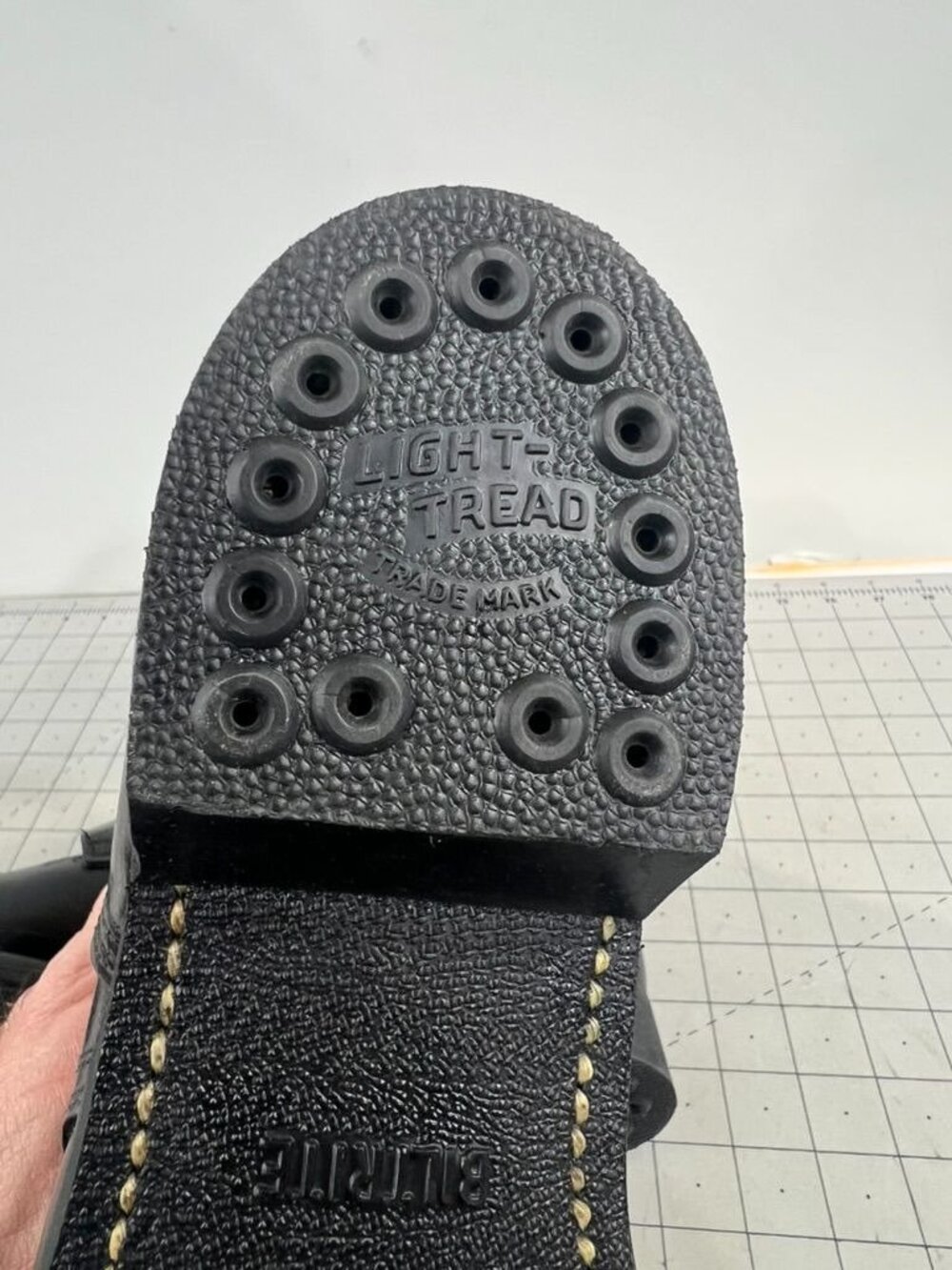 Black Leather Military Combat Flight Boots Zip/Lace Sz. 9 Vintage Vietnam Era - Picture 7 of 11